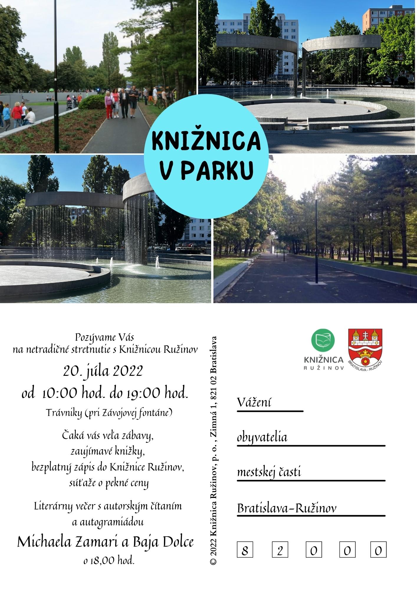 Knižnica v parku (A. Hlinku) 20.7.2022 – A4