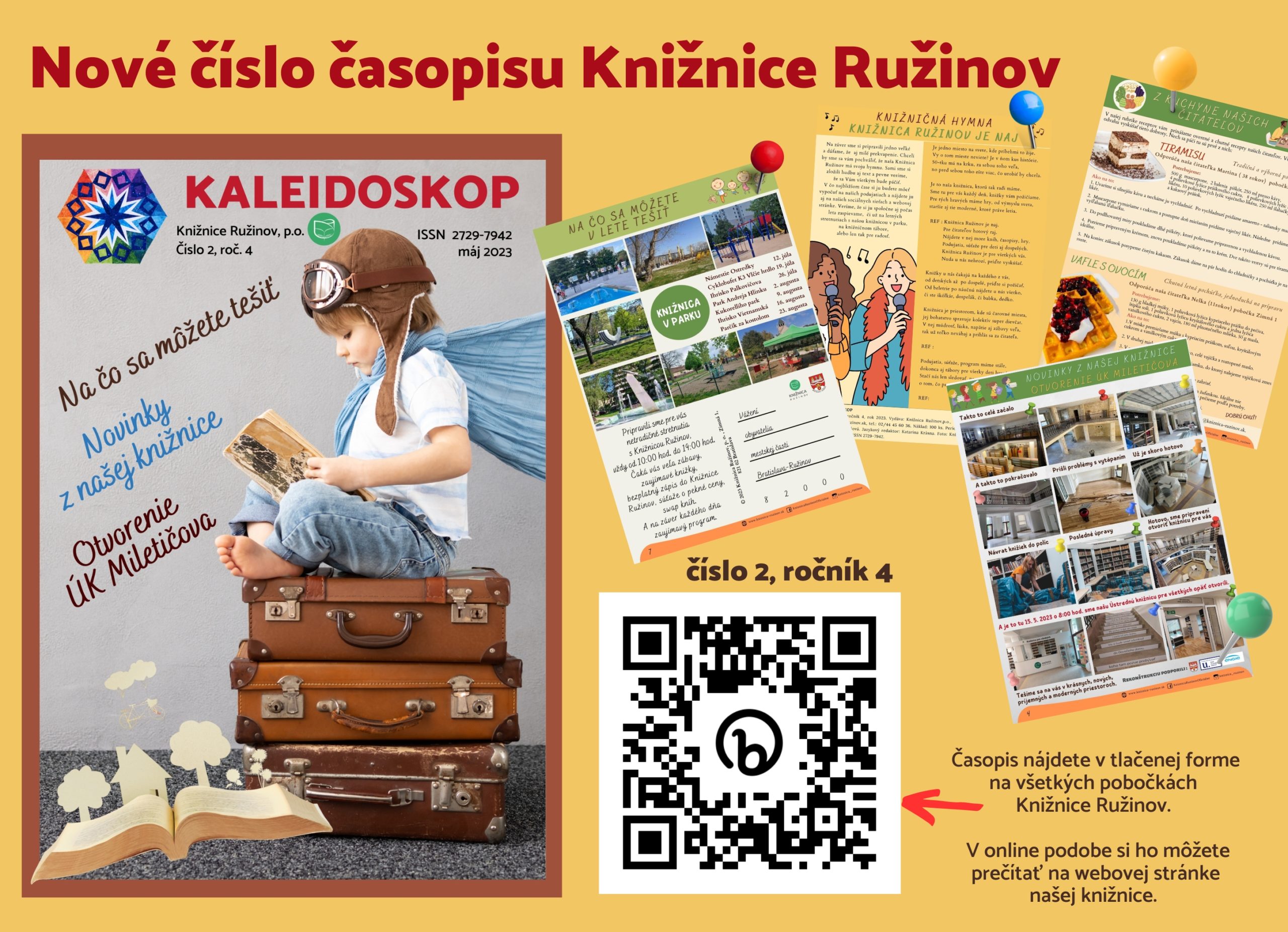 Nové číslo časopisu Kaleidoskop, informácia – A4
