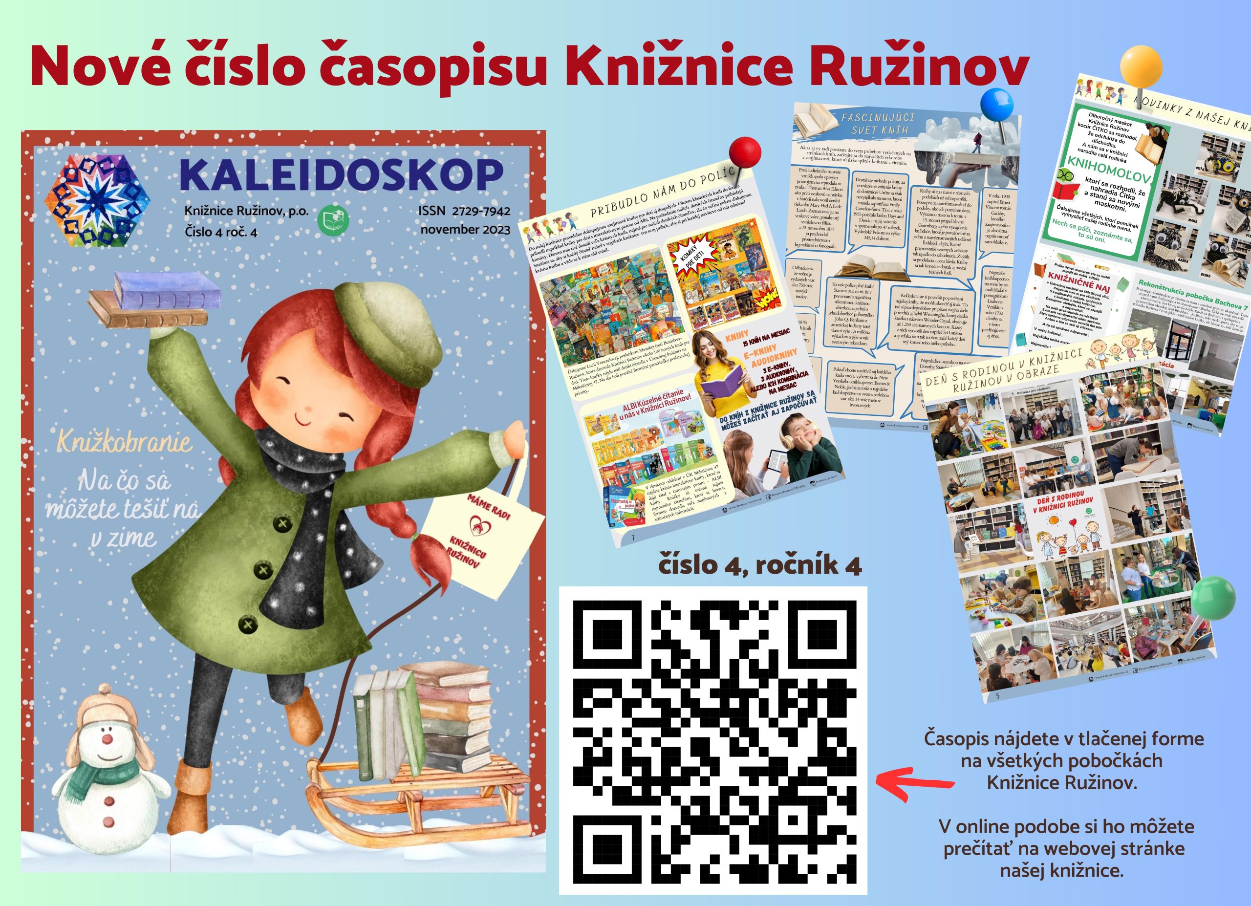Nové číslo časopisu Kaleidoskop 2, informácia – A4