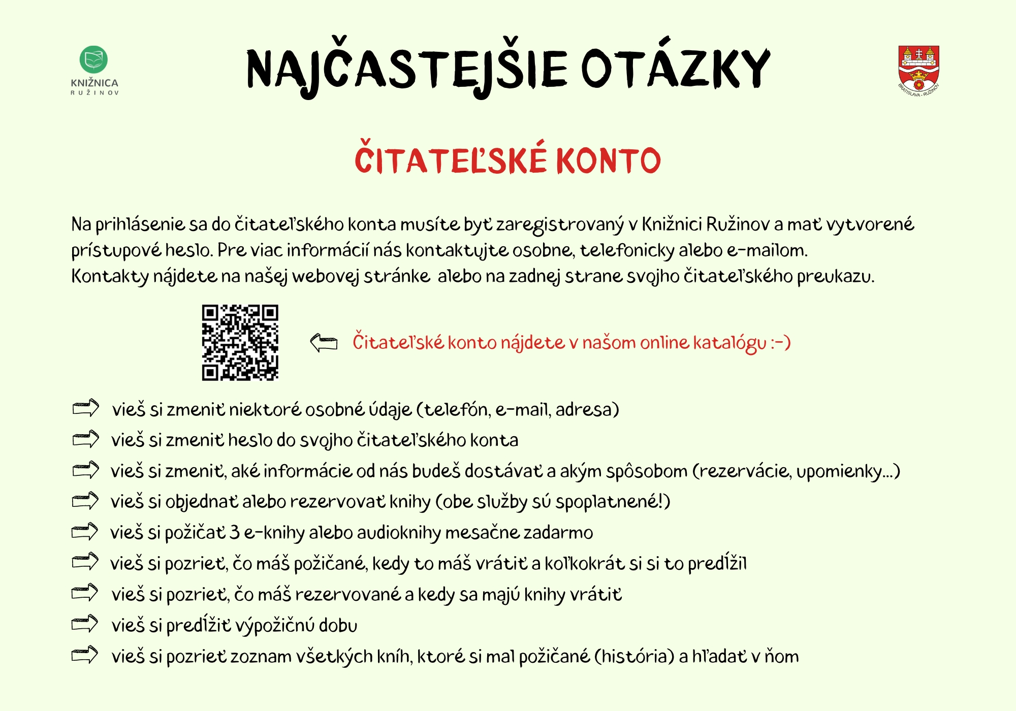 Čitateľské konto