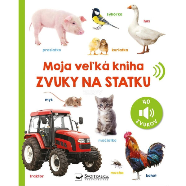 93 Moja veľká kniha : zvuky na statku